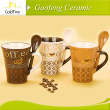color glazed decaled ceramic mug factory