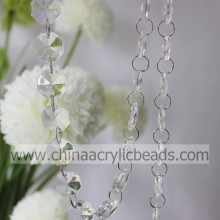 2016octagon factory wholesale beaded garland wedding & event decoration hanging crystal drop garland