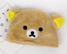 Cute Animal Baby Soft Coral Fleece Hat
