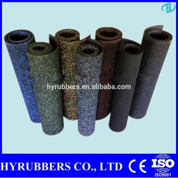 Quality guarantee rubber roll gym floor / recycled cheap rubber flooring roll