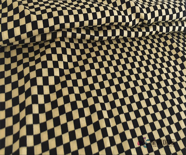 Fashionable Checkered Pattern Design 100% Rayon Woven Fabric (4)