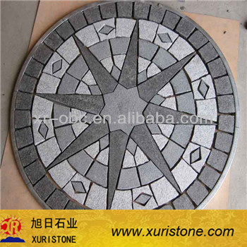 Grey round paving stone,round paving stone,decorative paving stone