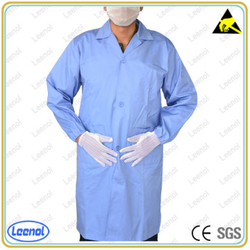 LN-101Antistatic ESD Lab Coat For Cleanroom