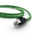 X Código M12 a RJ45 CAT6A Cable industrial