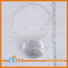 Circle Shape Pendant Necklaces Fashion Chinese Bead Chain Necklaces Designs