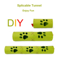 Collapsible Felt Cat Tunnel Toy