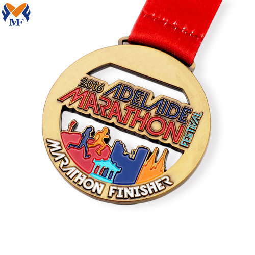 Custom Marathon Bester Finisher Emaille Medaillen