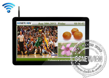Wifi Digital Signage 19.1 Inch , Lcd Network Advertising Displays
