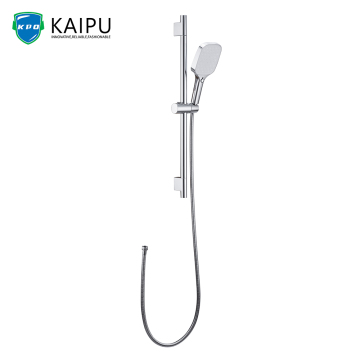 Shower rail with soap dish