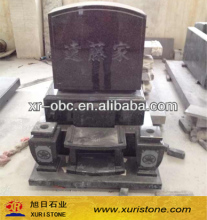 Hot sale Smaller Japan Black Granite headstones &monuments