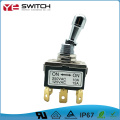 125V 15A Switch de alternância de latão on-off-on para carro