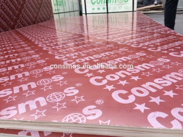 Consmos 18mm red film faced plywood