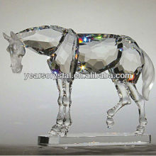 china supply shining crystal horse craft model for home decor(R-2120