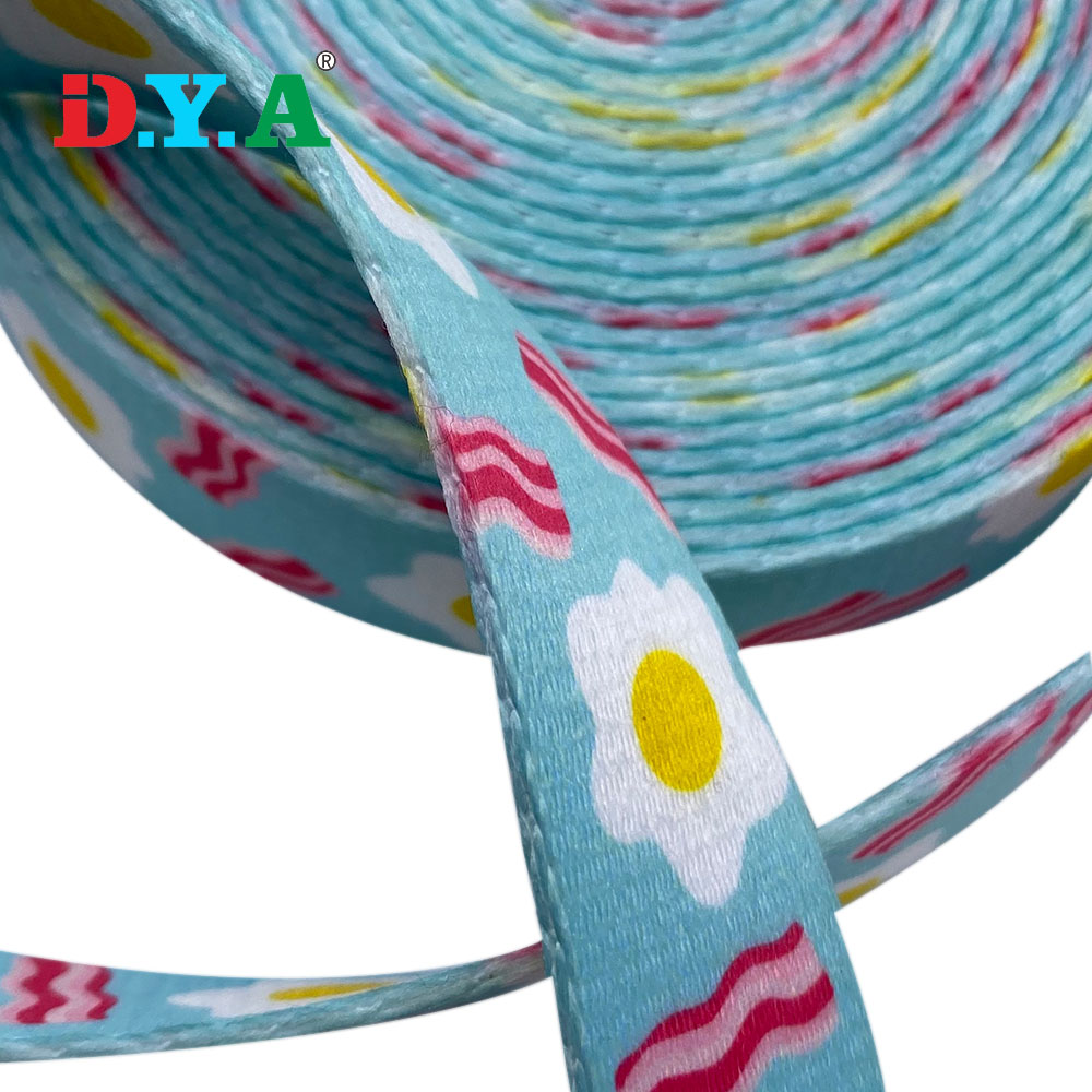 Custom Heat Transfer Printed Webbing Strap for Dog Leash
