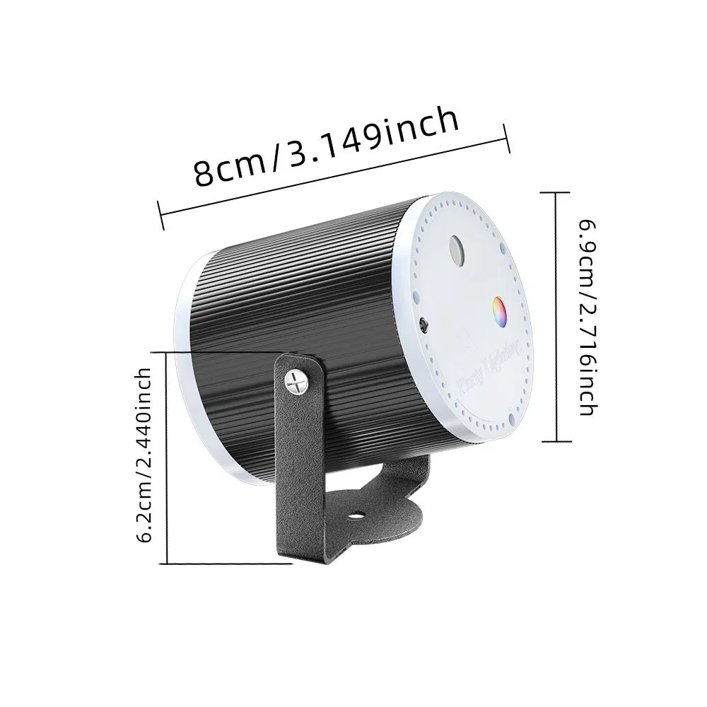 High-Power Laser Light with Sound Control for Events