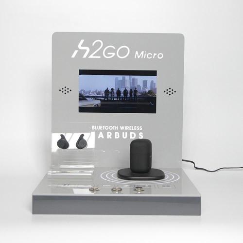design plexiglass Bluetooth headset stand