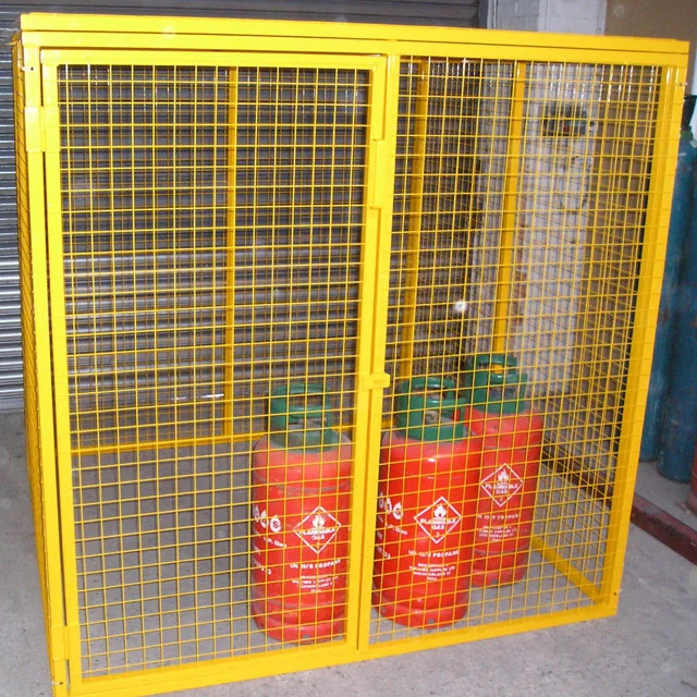 Metal Color Security Gas Cylinder Cages.