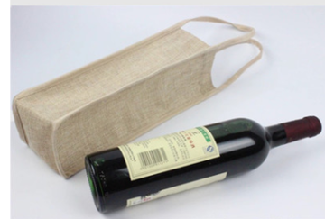 Promotional 1 Bottle Jute Wine Bags