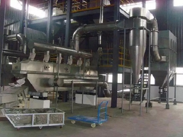 الصناعة الصيدلانية Zlg Series Rectilinear Vibrating Fluidized Dryer للمسحوق