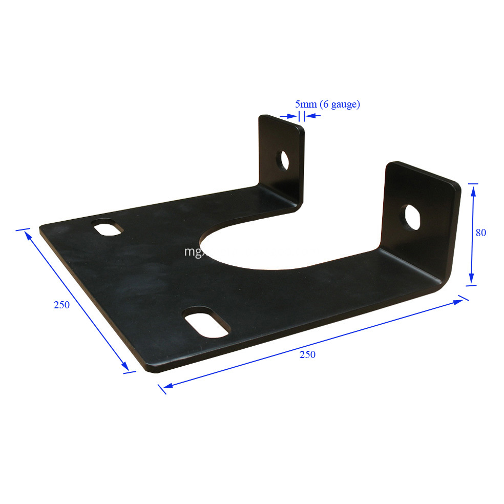 5mm Thick Heavy Duty Motor Mount Plate Dimension