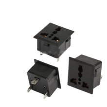 3-pin plug socket standard grounding electrical plug