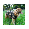 Capa de chaqueta de perro de camo para perros grandes