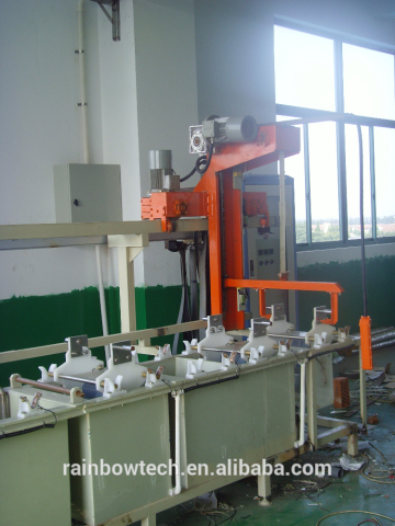 single arm zinc plating line/acid zinc plating equipment/acid zinc plating line/acid barrel plating line