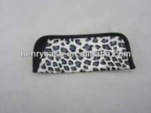 stylish crazy leopard pattern microfiber pouches of china making