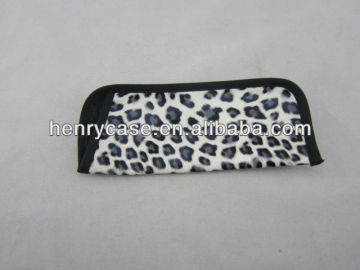 stylish crazy leopard pattern microfiber pouches of china making