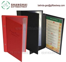 Chicago menu embossed menu cover