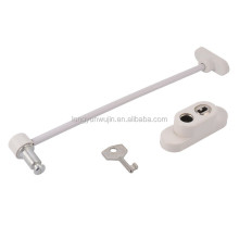 Window Retractable Cable Lock for Baby Safety and Casement Window Security