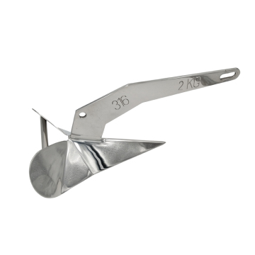 Marine Grade 316 Stainless Steel Delta Wing Style Boat HHP Anchor