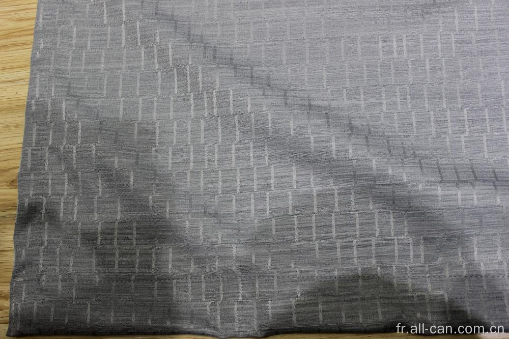 Tissu de rideau de revêtement Jacquard