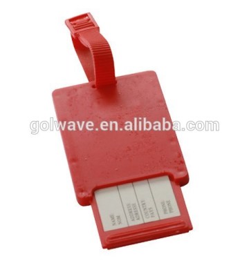 Logo Printed Promotional plastic Laggage Tag With Sewing Set,hang tags,bag tags and souvenir