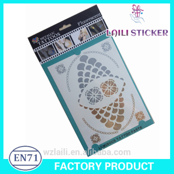 glow in the dark body tattoo sticker