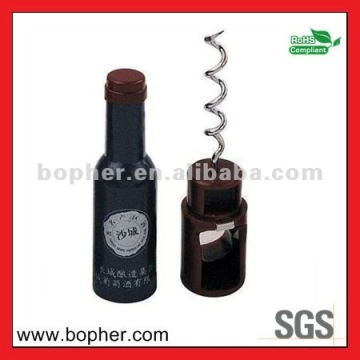corkscrew wine opener keychain