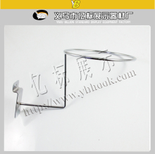 slat wall supermarket display hat hook