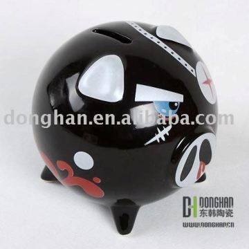 pig shaped ceramic piggy bank