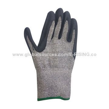 Excellent Anti-tear, Nitrile Foam Coated Gloves, 4344