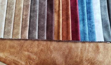 Velvet Textile Fabrics for Sofa Upholstery