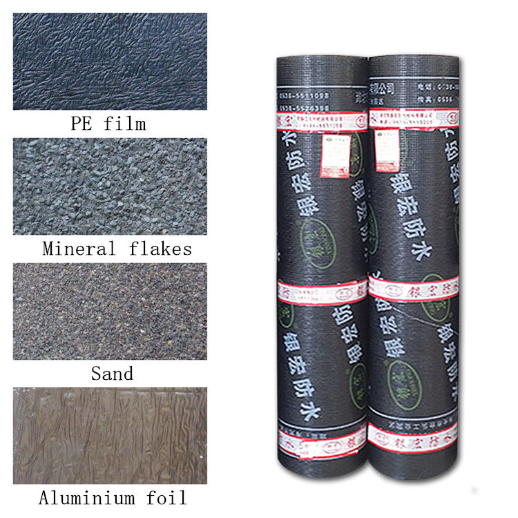 3.0 mm SBS Aluminium Modified Bitumen Waterproofing