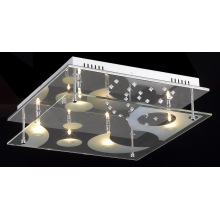 Современная стеклянная дешевая светодиодная потолочная лампа (MX38055-5C)