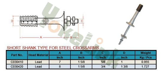 Keresztkar Pin1 Crossarm Pin1