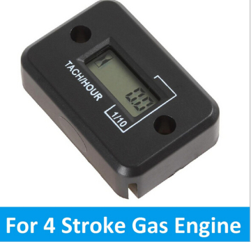 waterproof hour meter tachometer for 4 stroke gas engine