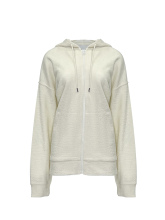 Women's terry cloth casual jacket