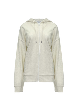 Women's terry cloth casual jacket