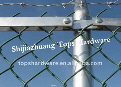 carbon steel garden fences pvc coated chain link fence