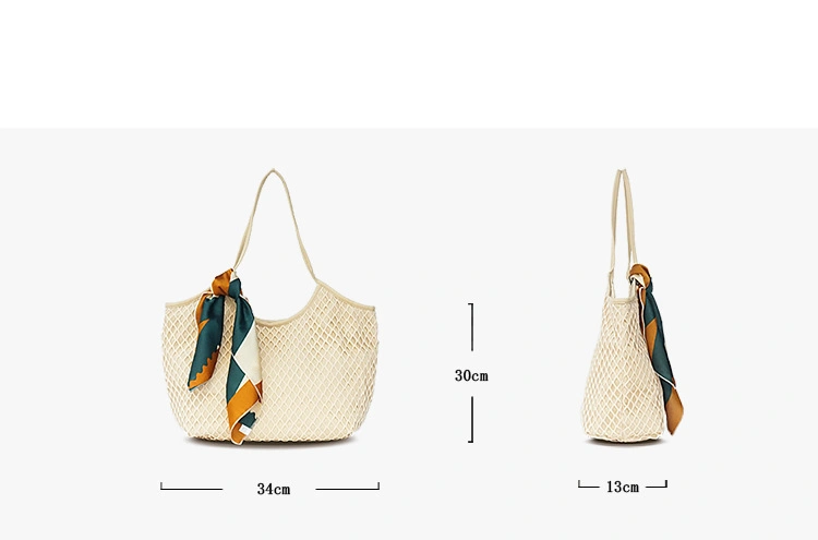 Wholesale Low Price Beach Bag Water Hyacinth Handbag Straw Tote Bag Rattan Bag