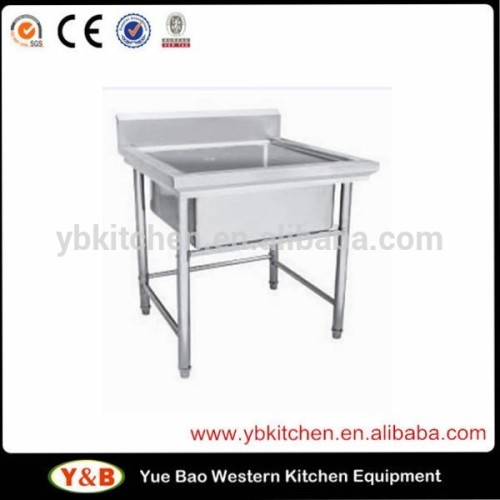 Single Bowl Stainless Steel Kitchen Working Sink