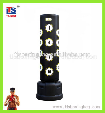 NEW TLS Strike Boxing Punching Bag Black Kickboxing Stand Fitness